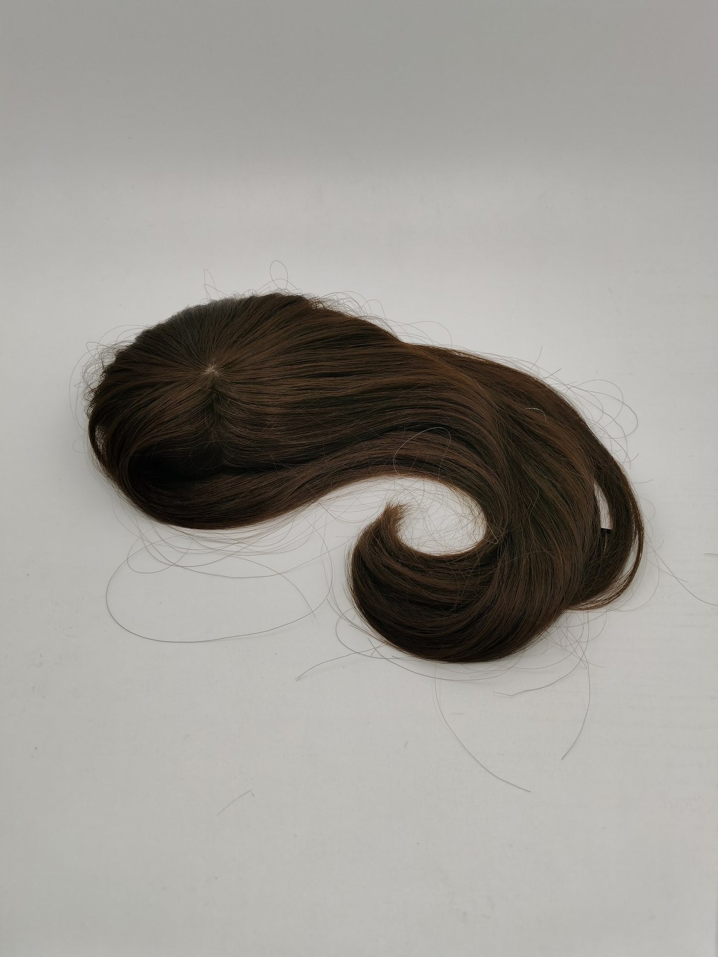 ~Celine~ Remy human hair stock Silk Topper unit with clips